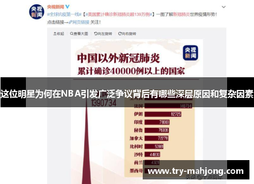 这位明星为何在NBA引发广泛争议背后有哪些深层原因和复杂因素